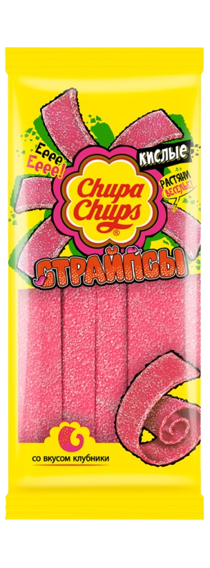 Мармелад жевательный Chupa Chups Кислые Страйпсы