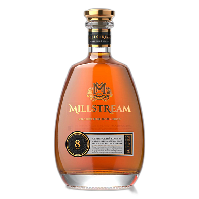 Коньяк восьмилетний выдержанный высшего качества Мильстрим