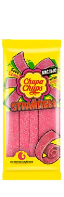 Мармелад жевательный Chupa Chups Кислые Страйпсы